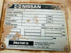 NISSAN 833 GAS FORKLIFT*C/W SIDESHIFT*VIDEO*