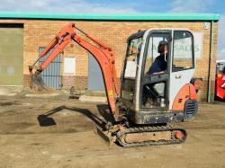 KUBOTA MINI EXCAVATOR*C/W OFFSET BOOM*VIDEO*