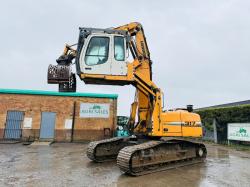 LIEBHERR 317 HRC EXCAVATOR*C/W ROTATING SELECTOR GRAB*YEAR 2010*VIDEO*