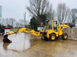 KOMATSU WB70A 4WD PIVOT STEER BACKHOE DIGGER C/W QUICK HITCH *VIDEO*