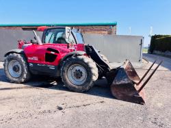 MANITOU MLT 634 TELEHANDLER *C/W BUCKET AND PALLET TINES*VIDEO*