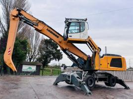 LIEBHERR LH40M LITRONIC HIGH RISE CABIN SCRAP HANDLER *YEAR 2014* VIDEO *