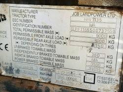 JCB HVM1135 FASTRAC TRACTOR*C/W REAR LINKAGE & PTO*VIDEO*