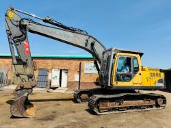 VOLVO EC210BLC EXCAVATOR*C/W DITCHING BUCKET*VIDEO*