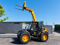 JCB 526-55 TURBO TELEHANDLER *C/W PALLET TINES*VIDEO*