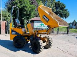 THWAITES 1 TON HIGH TIP DUMPER *YEAR 2019, ONLY 1112 HOURS* C/W ROLE BAR *VIDEO*
