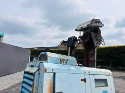 VT1 LIGHTING TOWERS *C/W 3 CYLINDER KUBOTA ENGINE*CHOICE OF 2*VIDEO*