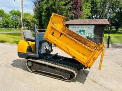 TRACKED DUMPER C/W DROP SIDE'S TIPPING BODY & RUBBER TRACKS *VIDEO*