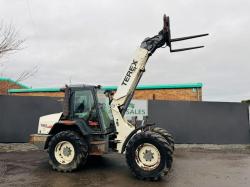 TEREX T250 WHEELED LOADER*C/W PALLET TINES*VIDEO*