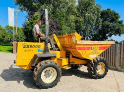 BARFORD SX6000 4WD 6 TON DUMPER C/W ROLE BAR *VIDEO*