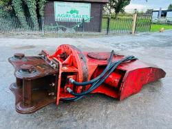 RAMMER COMBI ROTATING SHEAR C/W 80MM PINS & PIPES *VIDEO*