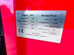 UNUSED JPC PC10 TRACKED EXCAVATOR * YEAR 2023, CHOICE OF 2*VIDEO*