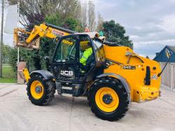 JCB 540-140 HI VIZ 4WD TELEHANDLER *YEAR 2017, 14 METER REACH* C/W TINES *VIDEO* 