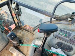 FIAT HITACHI FB100 FRONT LOADER AND DIGGER*C/W 4 IN 1 BUCKET AND PALLET TINES*VIDEO*