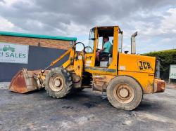 JCB 411 B LOADING SHOVEL*C/W BUCKET*VIDEO*