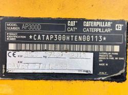 CATERPILLAR AP300D ASPHALT TARMAC PAVER *YEAR 2014*VIDEO*