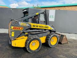 NEW HOLLAND L160 SKIDSTEER LOADER*C/W BUCKET*VIDEO*