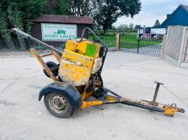 BENFORD MBR71HE PEDESTRIAN ROLLER C/W SINGLE AXLE TRAILER *VIDEO*