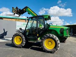 JOHN DEERE 3215 TURBO TELEHANDLER*AG SPEC*C/W PALLET TINES*
