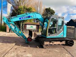 KOBELCO SK75SR-3E EXCAVATOR *YEAR 2015, 5578 HOURS* C/W BOGG MASTER TRACKS *VIDEO*
