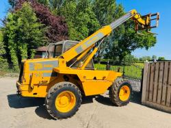 JCB 520 4WD TELEHANDLER C/W PALLET TINES *VIDEO*