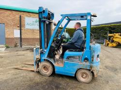 NISSAN 16 PETROL/GAS FORKLIFT*C/W SIDESHIFT*YEAR 2010*VIDEO*