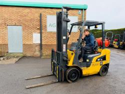 CATERPILLAR GP20NT FORKLIFT*YEAR 2015*C/W PALLET TINES*VIDEO*