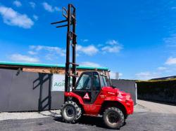 MANITOU M30-4 3 STAGE MASTED FORKLIFT*YEAR 2017*READING 5922 HOURS*VIDEO*