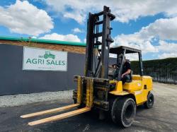 CAT DPK50-2 5 TONNE FORKLIFT*C/W FORK POSITIONER*VIDEO*