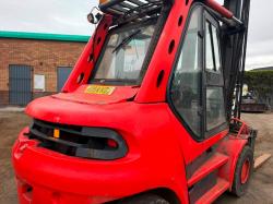 LINDE H70D FORKLIFT*C/W FORK POSITIONER*VIDEO*