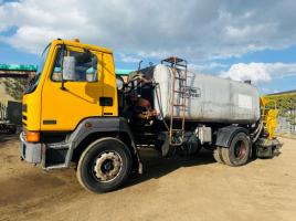 LEYLAND DAF 60-180 TURBO TAR SPRAYER LORRY*VIDEO*