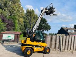 JCB TLT30D 4WD TELETRUCK *YEAR 2015* C/W HYDRAULIC TURN TABLE & TINES *VIDEO*