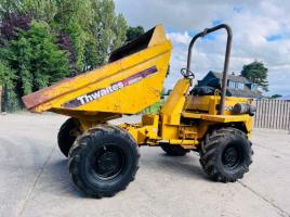 THWAITES ALLDRIVE 6000 4WD DUMPER C/W ROLE BAR & PERKINS ENGINE *VIDEO*