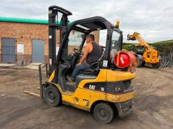 CATERPILLAR GP18N FORKLIFT*C/W PALLET TINES*VIDEO*