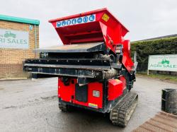 RED RHINO TRACKED 3 WAY MINI SCREENER*C/W REMOTE CONTROL*YEAR 2021*VIDEO*