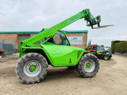 MERLO P34.7+ TURBO TELEHANDLER*C/W PALLET TINES*YEAR 2014*VIDEO*