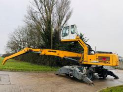 LIEBHERR A934C HIGH RISE SCRAP HANDLER*C/W SCRAP GRAB*YEAR 2013*VIDEO*