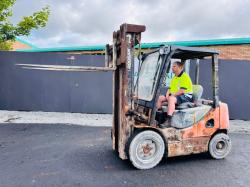 DOOSAN D25S-5 3 STAGE MAST FORKLIFT*YEAR 2012*VIDEO*