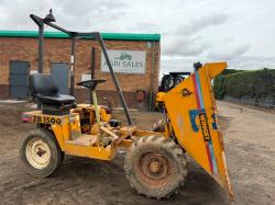WINGET 2B1500 STRAIGHT TIP DUMPER*C/W ROLL BAR*VIDEO*