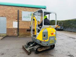 WACKER NEUSON ET16 EXCAVATOR*YEAR 2019*C/W BUCKET*VIDEO*