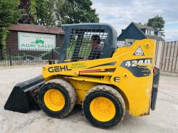 GEHL 4240 4WD SKIDSTEER *YEAR 2012* C/W BUCKET *VIDEO*