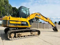 JCB JS160 HIGH RISED CABIN TRACKED EXCAVATOR *YEAR 2011* C/W GRAPPLE GRAB *VIDEO*