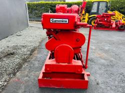 CUMMINGS N-855-F 6 INCH WATER PUMP *C/W 6 CYLINDER ENGINE*VIDEO*