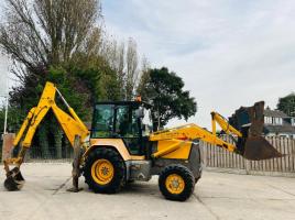 FERMEC 750 4WD BACKHOE DIGGER C/W EXTENDING DIG *VIDEO*