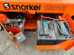 SNORKEL S3219E SCISSOR LIFT*YEAR 2017*READING 70 HOURS*VIDEO*
