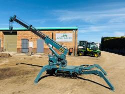 UNIKON MOBILE SPIDER CRANE*C/W SUPPORT LEGS*VIDEO*