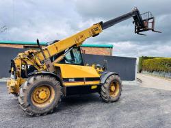 CAT TH62 TELEHANDLER *C/W PALLET TINES* READING 6603 HOURS*VIDEO*