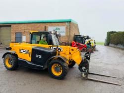 JCB 525-60 HI VIZ TURBO TELEHANDLER*YEAR 2019*C/W BUCKET & TINES*VIDEO*