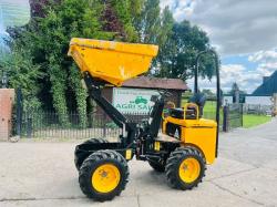 JCB 1THT 1 TON HIGH TIP DUMPER *YEAR 2016, 1147 HOURS* C/W ROLE BAR*VIDEO*