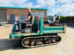 KOMATSU CD30-1 TRACKED DUMPER*C/W RUBBER TRACKS*VIDEO*